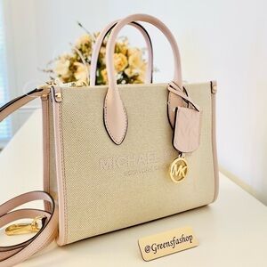 Michael kors purse Mirella small tote crossbody bag powder blush still NWT